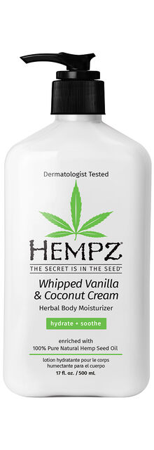 Hempz Whipped Vanilla & Coconut Cream Herbal Body Moisturizer Hempz Whipped Vanilla & Coconut Cream Herbal Body Moisturizer